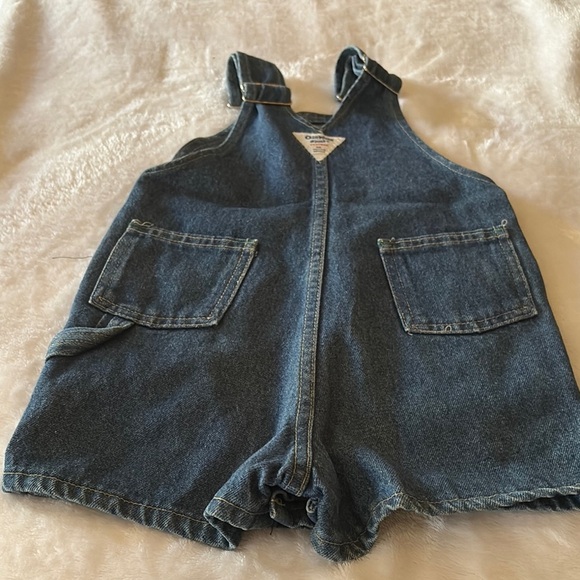 Unisex OshKosh B'gosh Classic Blue Kids Overalls Gently Loved - Picture 5 of 8